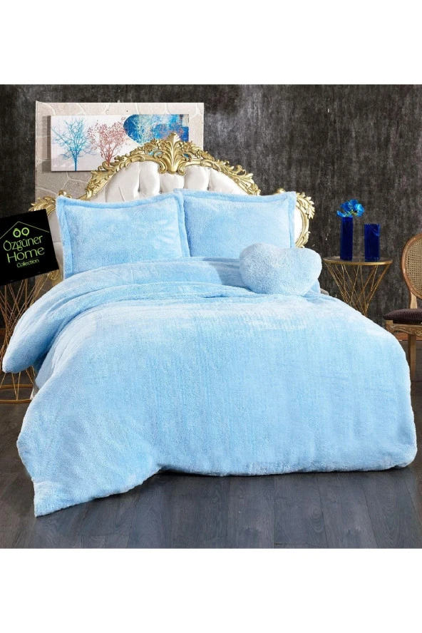 Çift Kişiliki Peluş Nevresim Seti ürün görseli 1