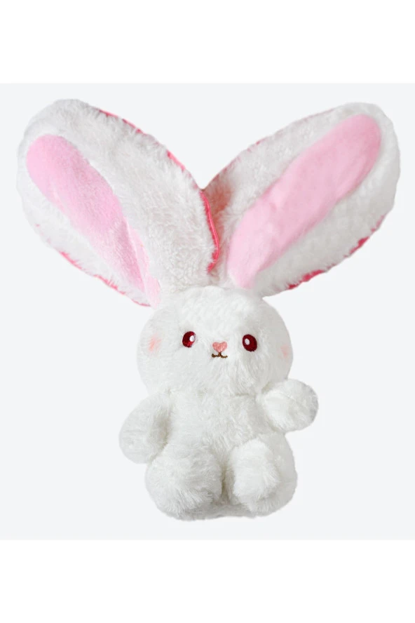 18 cm Çilek Çantalı Tavşan - Resim 2