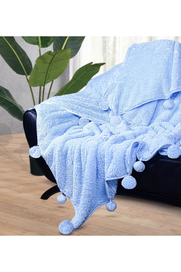 Çift Kişilik Welsoft Peluş Battaniye 200 - 220 Cm - Resim 3
