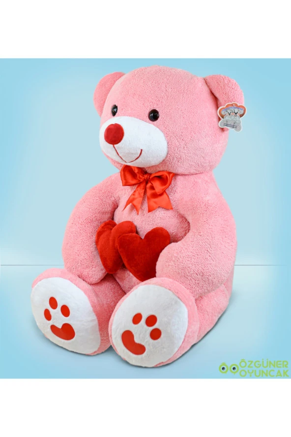 Özgüner 100 Cm Pembe Bobo Peluş Ayıcık ürün görseli 1
