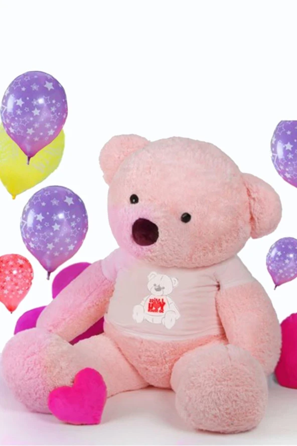 180 Cm Tişörtlü Tatlım Peluş Ayıcık ürün görseli 1