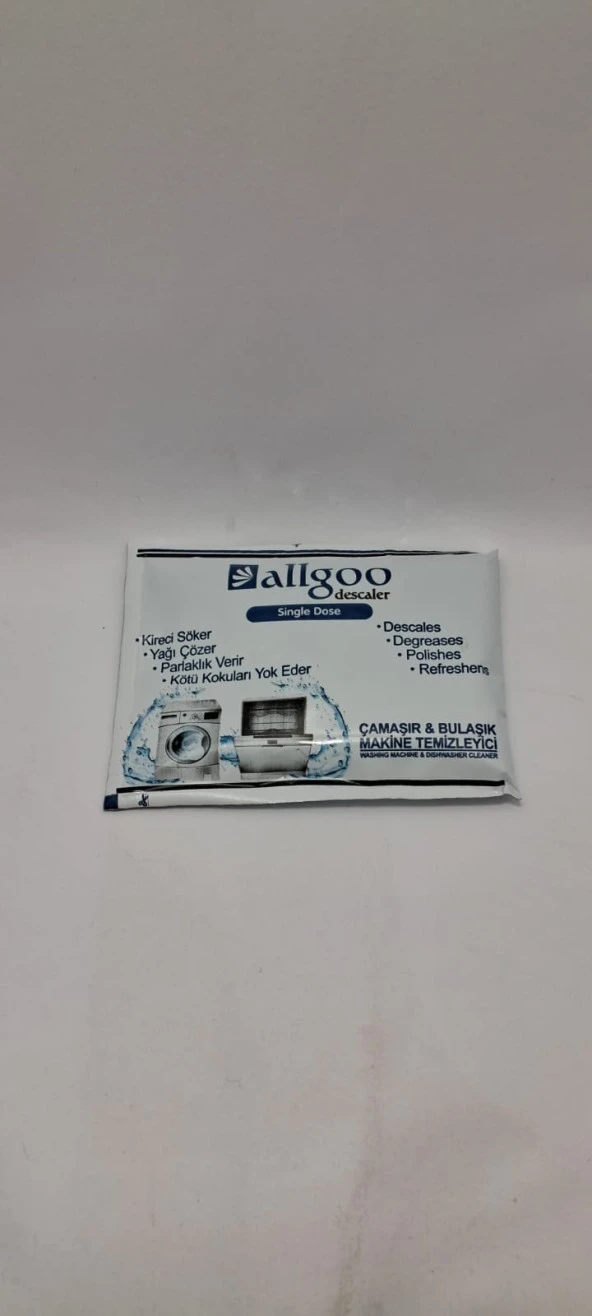 ÇAMAŞIR BULAŞIK TEMİZLEYİCİ ALLGOO 5 'Lİ PAKET 40 GR ürün görseli 1