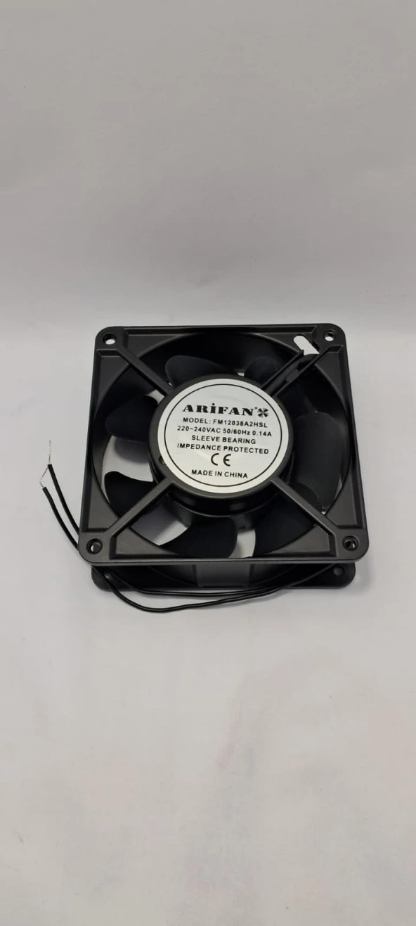 ARİFAN 120X120X38 MM KARE FAN RULMANSIZ KF hsl ürün görseli 1