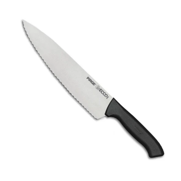 Pirge Ecco Dişli Şef Bıçağı 21 cm Siyah 38261 ürün görseli 1