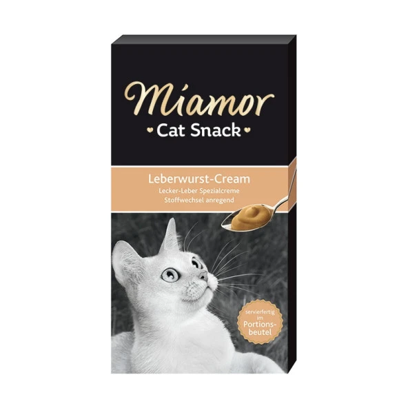 Miamor Cream Ciğerli Kedi Ödülü 6x15 Gr ürün görseli 1