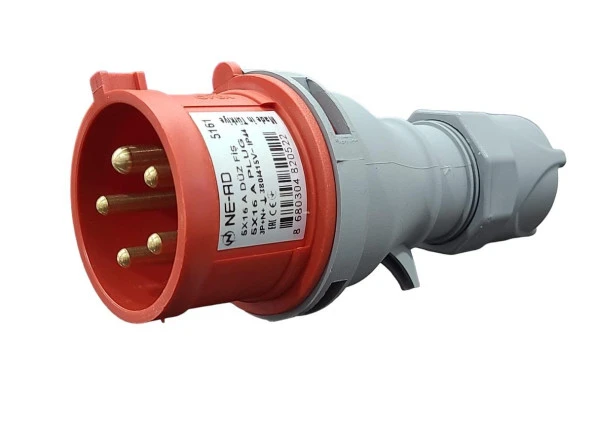 Ne-Ad 5x16A Düz Fiş CEE Norm ürün görseli 1