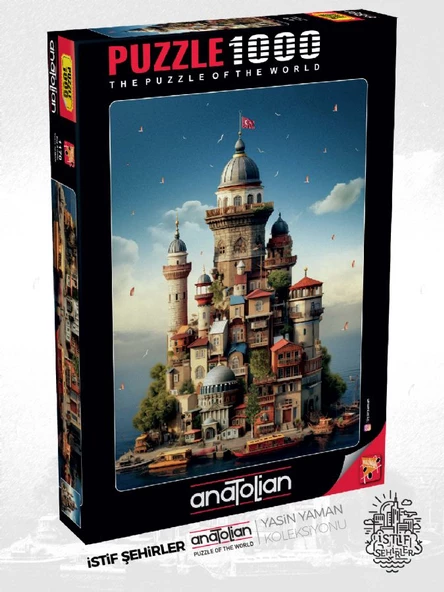 Anatolian 1000 Parça Kız Kulesi Puzzle ürün görseli 1