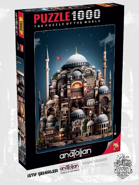 Anatolian 1000 Parça Ayasofya Puzzle - Yasin Yaman ürün görseli 1