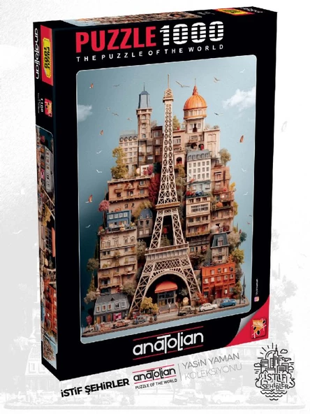 Anatolian 1000 Parça Eyfel Puzzle - Yasin Yaman ürün görseli 1
