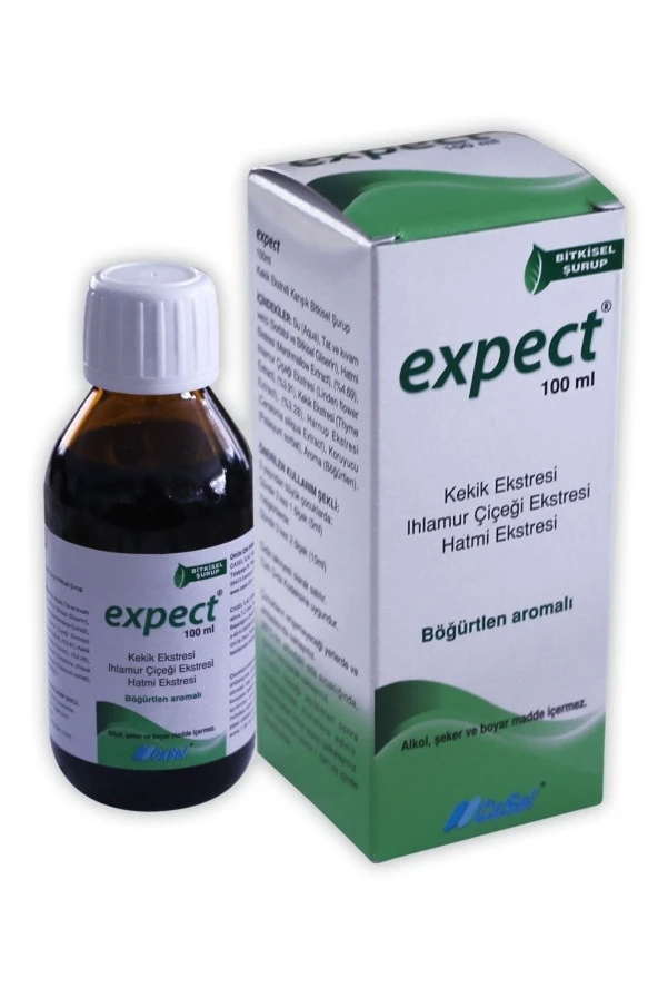 CASEL İLAÇ Expect 100 Ml Bıtkısel Şurup ürün görseli 1