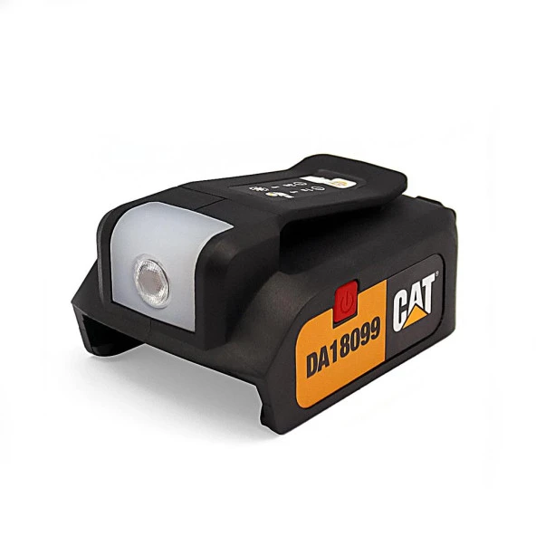 CAT DA18099 18Volt 2A Çift Çıkışlı USB Port + LED Fener (Akü Dahil Değildir) ürün görseli 1