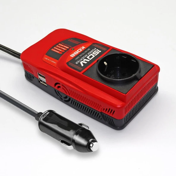 KOBB KBN150 12V/220V 150Watt Modifiye Sinüs Dönüştürücü İnvertör ürün görseli 1