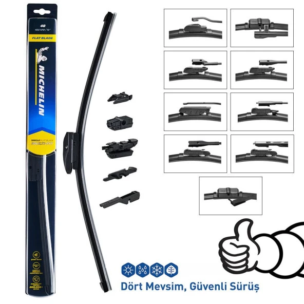 Michelin MULTIFIT™ MC33917 48CM 1 Adet Universal Muz Tipi Silecek - Resim 3