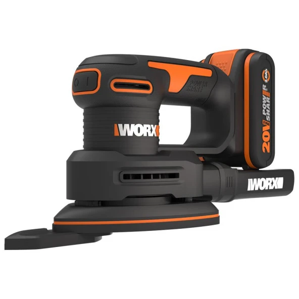 WORX WX822 20Volt 2.0Ah. Li-ion Şarjlı Profesyonel Üçgen Mouse Zımpara ürün görseli 1