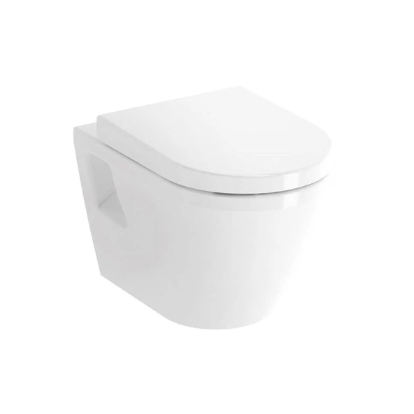 Vitra Integra Beyaz Asma Klozet Yavaş Kapanan Kapak 7063L003-0850 ürün görseli 1
