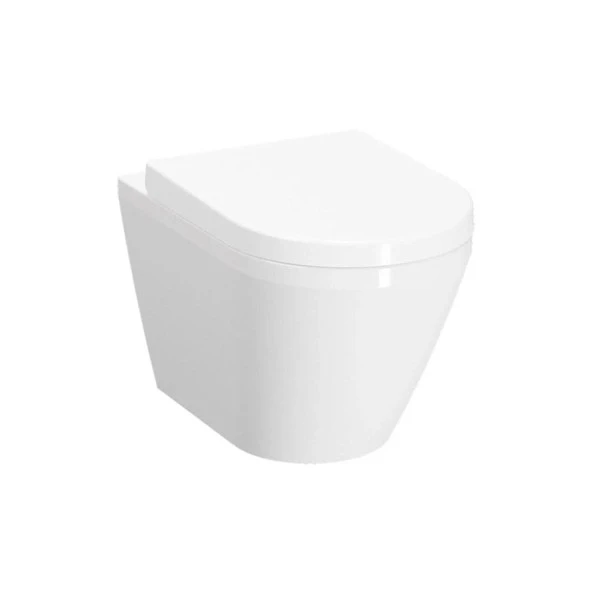 Vitra Integra Gizli Montajlı Beyaz Asma Klozet Yavaş Kapanan Kapak 7060L003-0090 ürün görseli 1