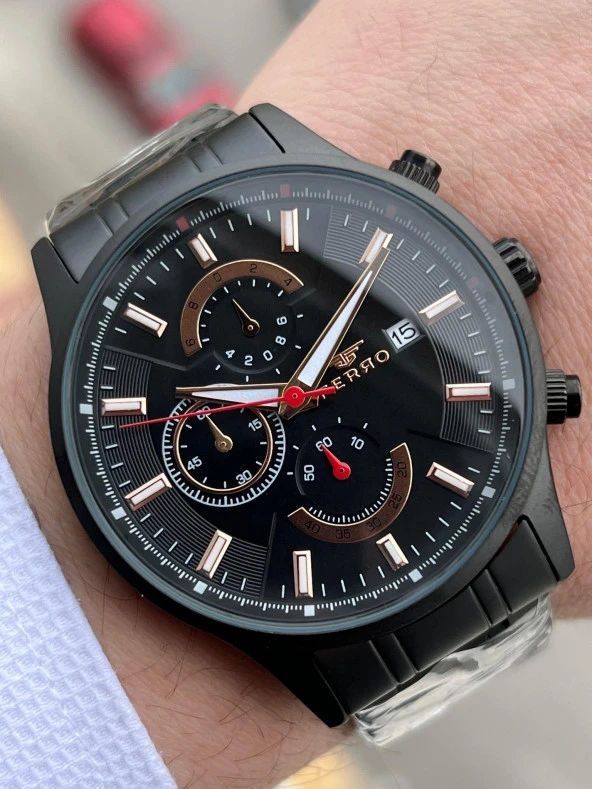 FERRO İç Fonksiyonları Aktif Chronograph 30 Mt Su Geçirmez Erkek kol Saat xf0037 ürün görseli 1