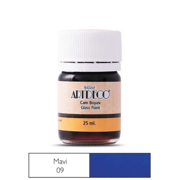 Artdeco Cam Boyası 25 ml Mavi 030A-09 ürün görseli 1