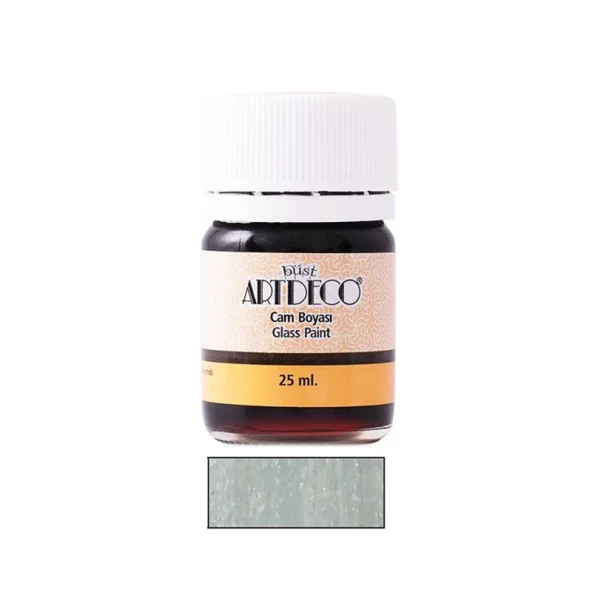 ARTDECO 030A CAM BOYASI 22 METALİK GÜMÜŞ 25ml ürün görseli 1