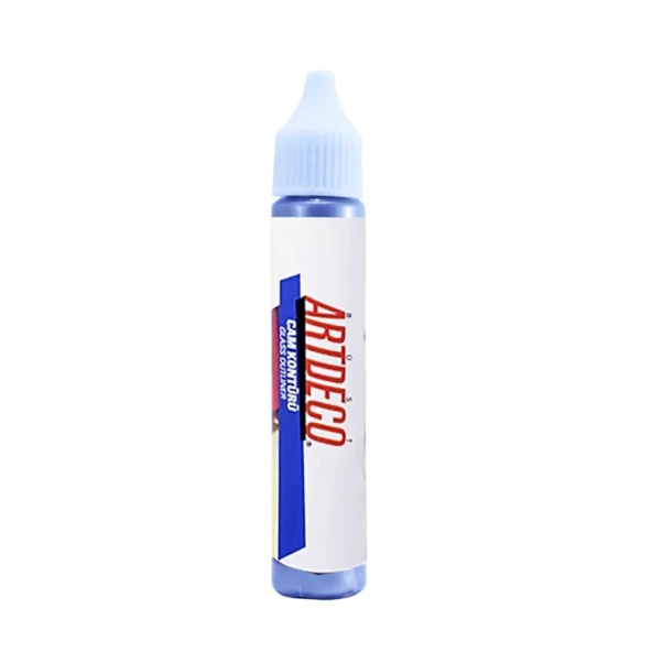 ARTDECO 030B CAM BOYASI KONTÜRÜ 22 GÜMÜŞ 30ml ürün görseli 1