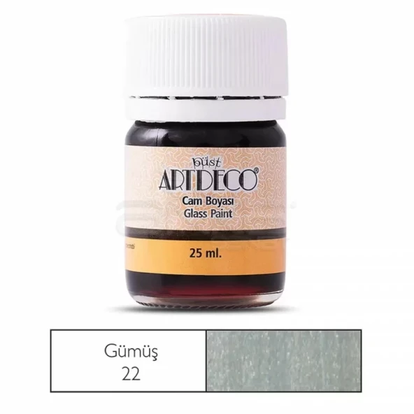 Artdeco Cam Boyası 25ml Gümüş ürün görseli 1