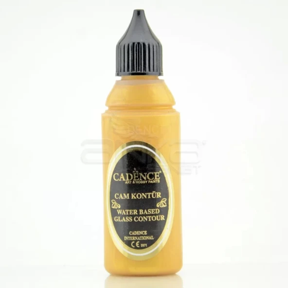 Cadence Kontür Cam Boyası 50ml Altın ürün görseli 1