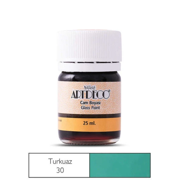 Artdeco Cam Boyası 25 ml Turkuaz ürün görseli 1