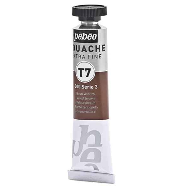 Pebeo Extrafine T7 Guaj Boya 20ml Seri:3 300 Velvet Brown ürün görseli 1