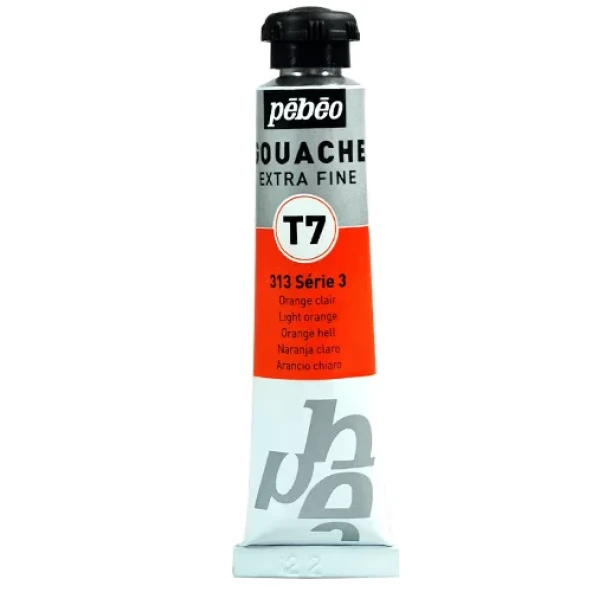 Pebeo Extrafine T7 Guaj Boya 20ml Seri:3 313 Light Orange ürün görseli 1