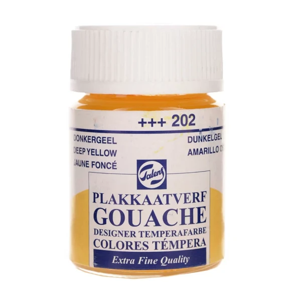 Talens Guaj Boya 16 ml Deep Yellow 202 ürün görseli 1