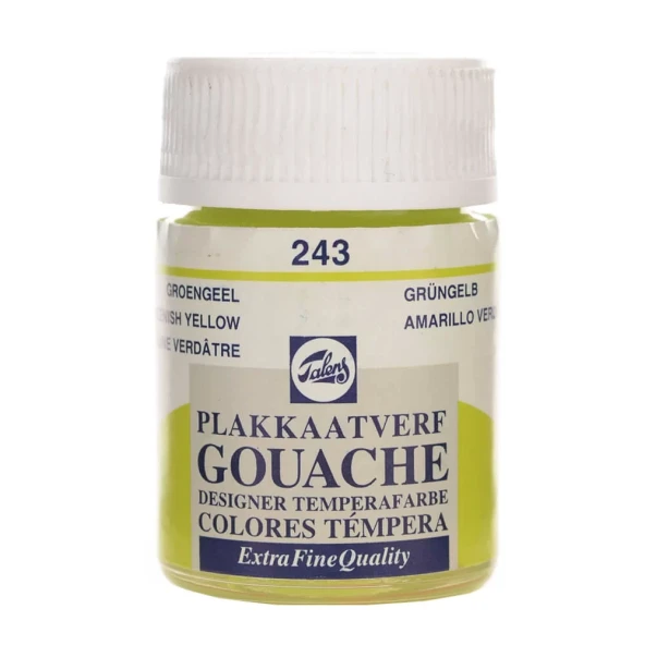 Talens Guaj Boya 16 ml Greenish Yellow 243 ürün görseli 1