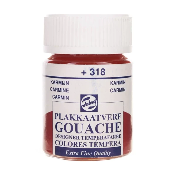 Talens Guaj Boya 16 ml Carmine 318 ürün görseli 1