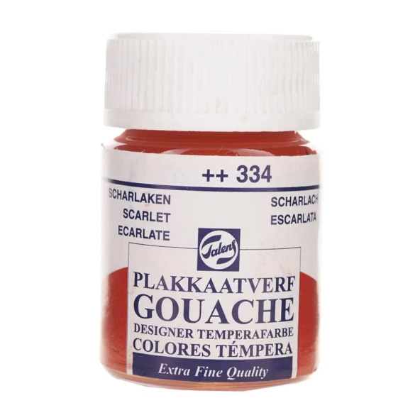 Talens Guaj Boya 16 ml Scarlet 334 ürün görseli 1