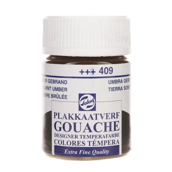 Talens Guaj Boya 16 ml Burnt Umber 409 ürün görseli 1