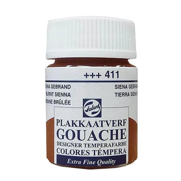 Talens Guaj Boya 16 ml Burnt Sienna 411 ürün görseli 1