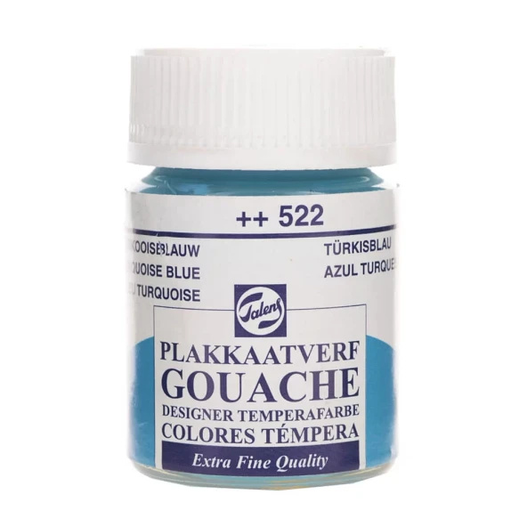 Talens Guaj Boya 16 ml Turquoise Blue 522 ürün görseli 1