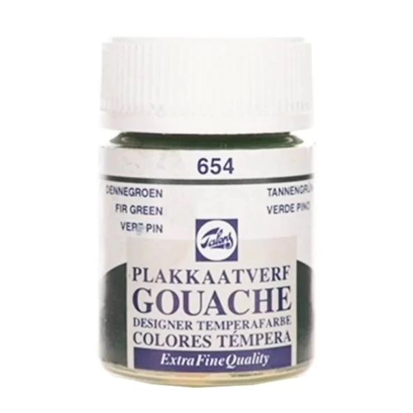 Talens Guaj Boya 16 ml Fir Green 654 ürün görseli 1