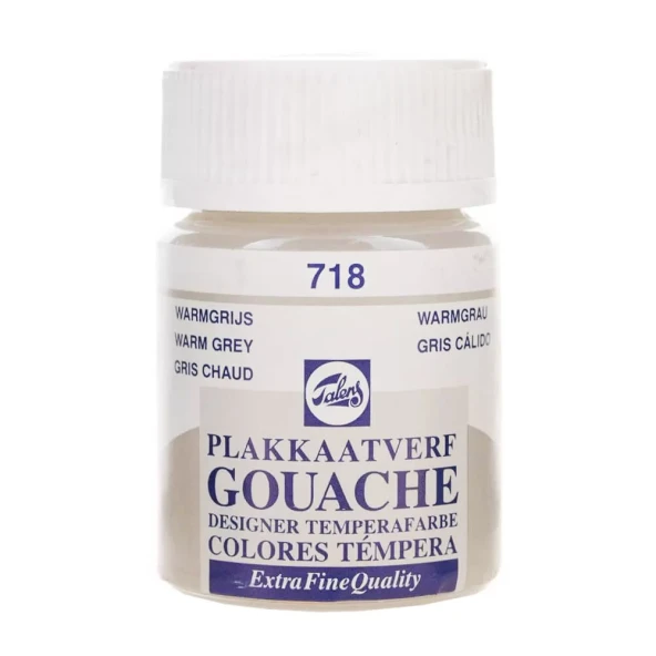 Talens Guaj Boya 16 ml Warm Grey 718 ürün görseli 1