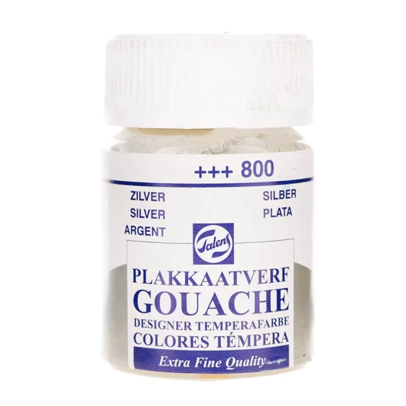 Talens Guaj Boya 16 ml Silver 800 ürün görseli 1