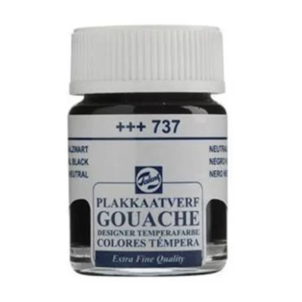 TALENS GUAJ BOYA 737 NEUTRAL BLACK 16ml (08167372) ürün görseli 1