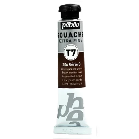 Pebeo Extrafine T7 Guaj Boya 20ml Seri:3 306 Brown Madder Lake ürün görseli 1