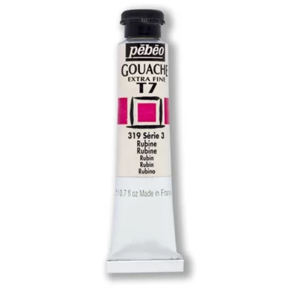 Pebeo Extrafine T7 Guaj Boya 20ml Seri:3 319 Rubine ürün görseli 1
