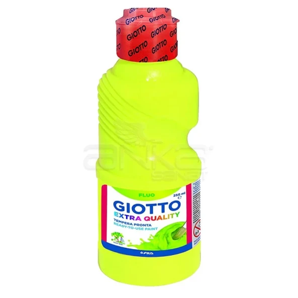 Giotto Extra Quality Guaj Boya 250ml 101 Fosforlu Sarı ürün görseli 1