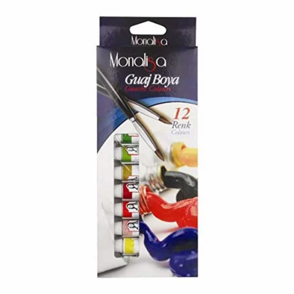 Südor Monalisa Guaj Boya 12 ml 12'li Tüp ürün görseli 1