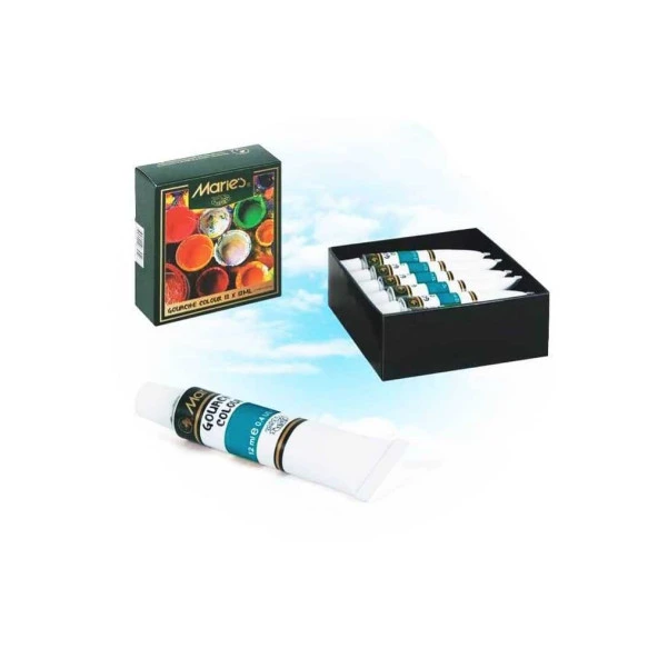 Maries Guaj Boya Tekrenk 12 ml Cerulean Blue ürün görseli 1