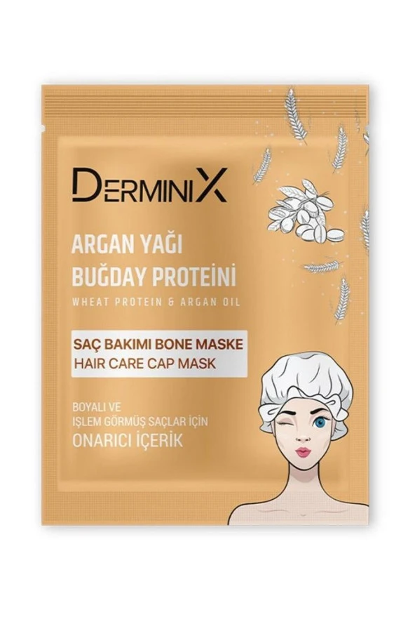 Derminix Buğday Proteini & Argan Yağı Bone Saç Maskesi - Resim 2