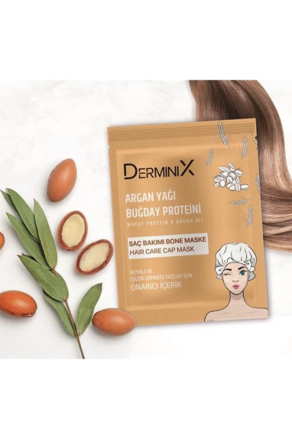 Derminix Buğday Proteini & Argan Yağı Bone Saç Maskesi - Resim 3
