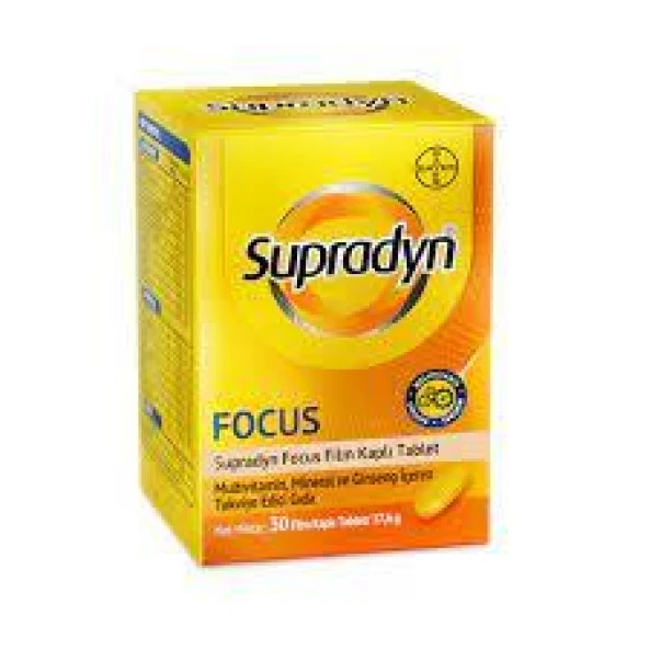 Supradyn Energy Focus 30 Film Tablet ürün görseli 1