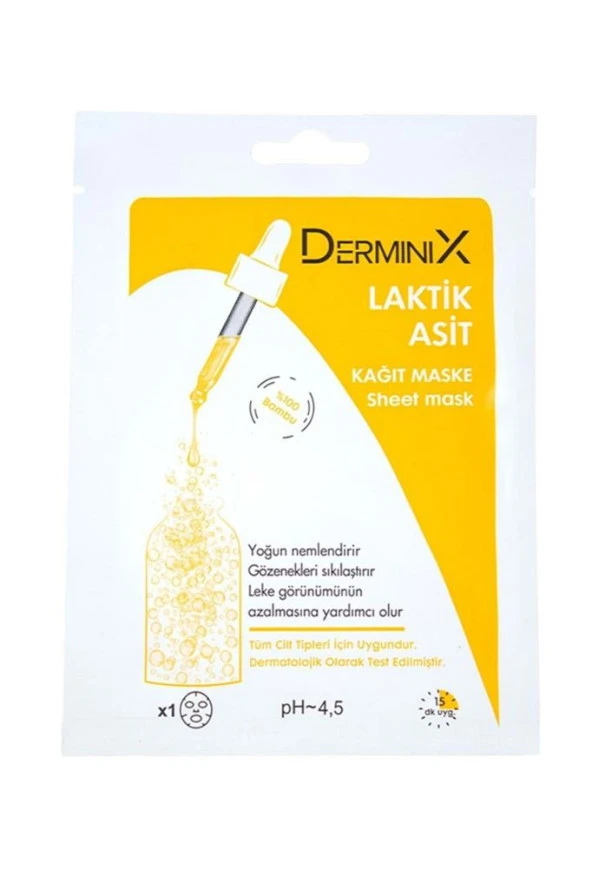 Derminix Laktik Asit Kağıt Maske ürün görseli 1