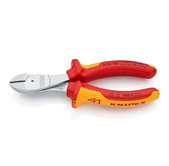 Knipex 7406180 Ağır Tip Yan Keski 180mm ürün görseli 1